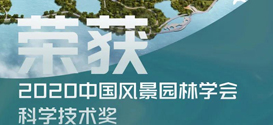 DDON笛东荣获2020中国风景园林学会科学技术奖殊荣